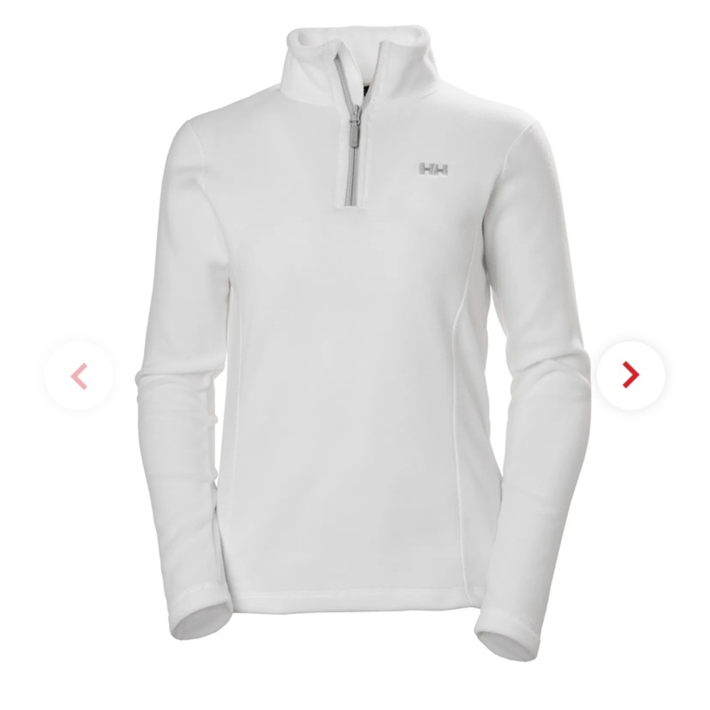 Helly Hansen Size Small White Quarter Zip - image 1